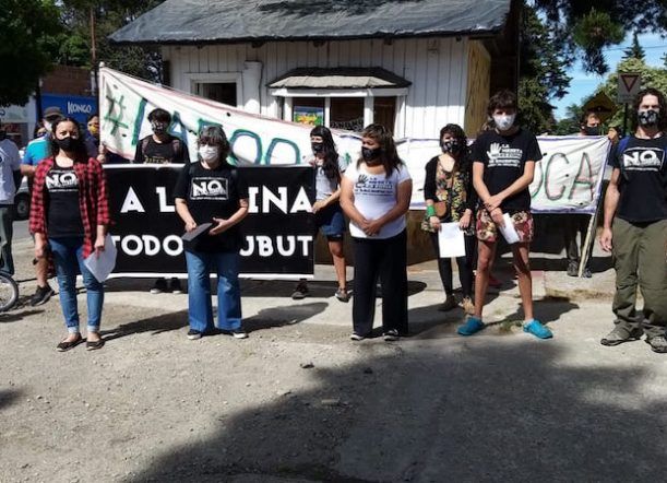 Hoy! No a la Mina vuelve a marchar con antorchas