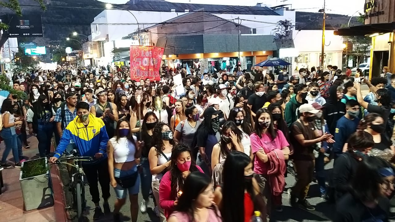 Masiva Marcha de Antorchas del NO A LA MINA