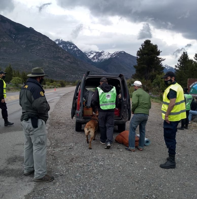 La División Drogas realiza controles en el acceso al Parque