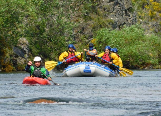 Inauguró la temporada de rafting en Corcovado