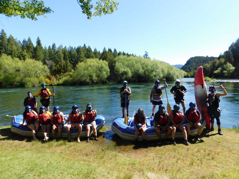 Inauguró la temporada de rafting en Corcovado