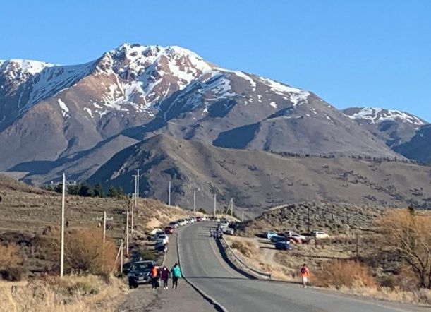 Último domingo de noviembre con cielo algo nublado y viento