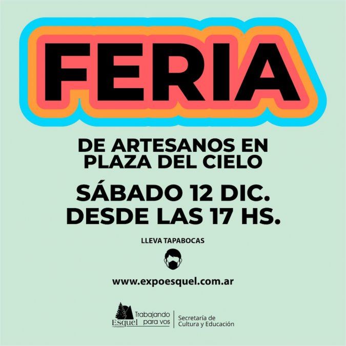 En la tarde del sábado habrá una nueva edición de la Feria de Artesanos en la Plaza del Cielo