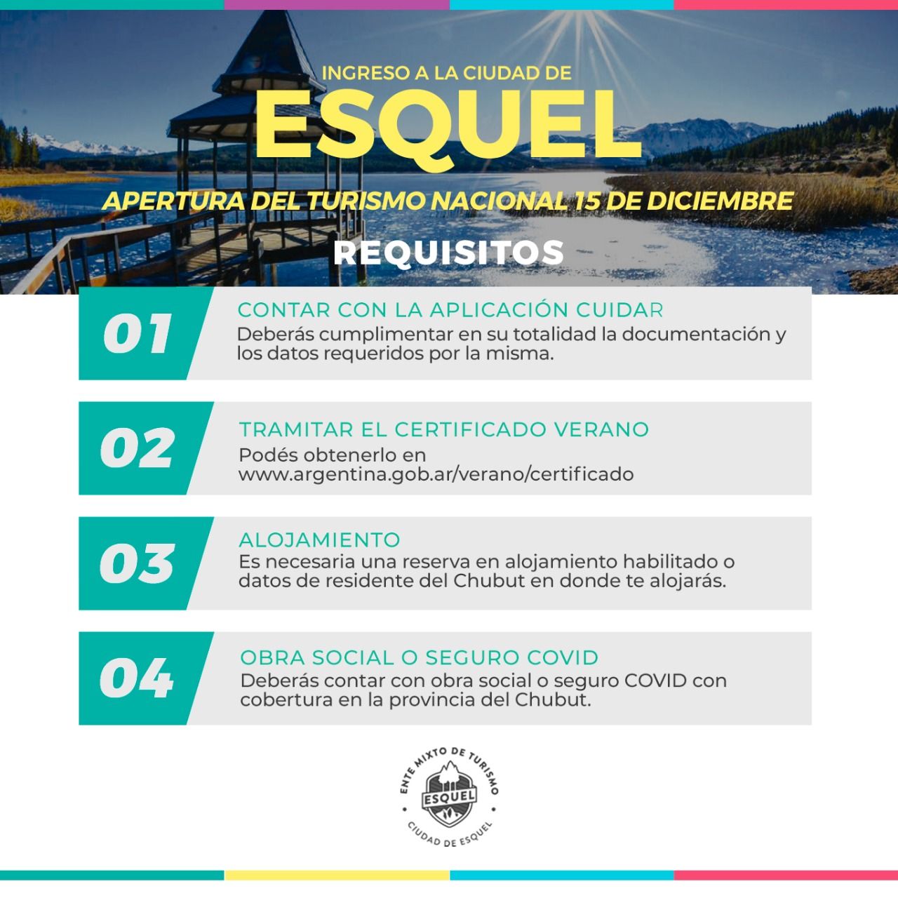 Requisitos para ingresar a Esquel