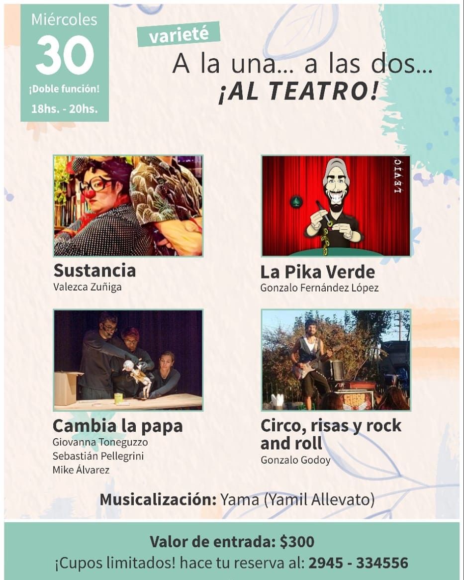 A la una, a las dos, al teatro!