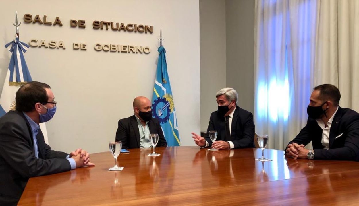 Sastre se reunió con la cúpula del Poder Judicial de Chubut