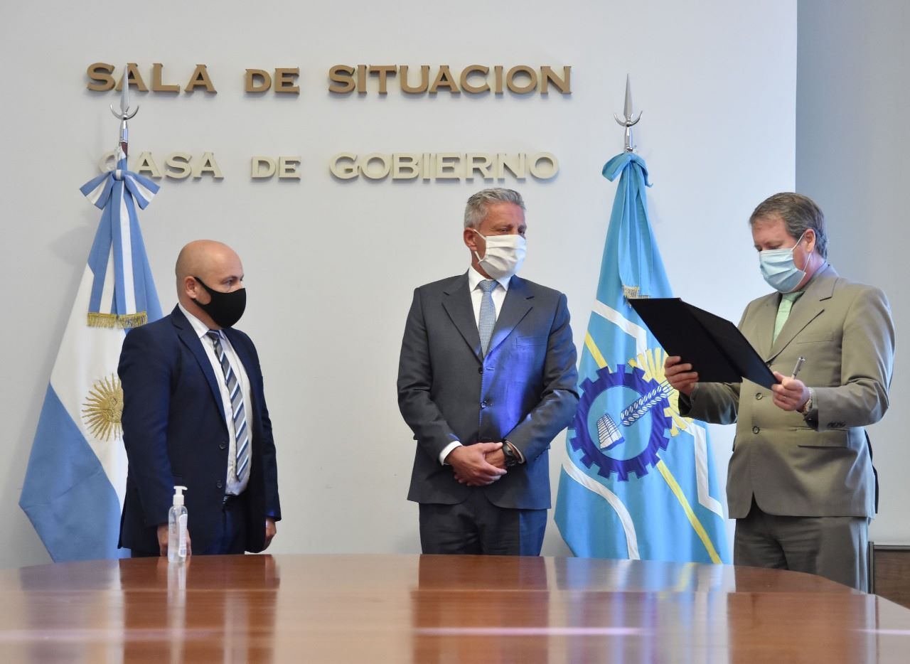 Arcioni retomó sus funciones como Gobernador (Gobierno de Chubut)