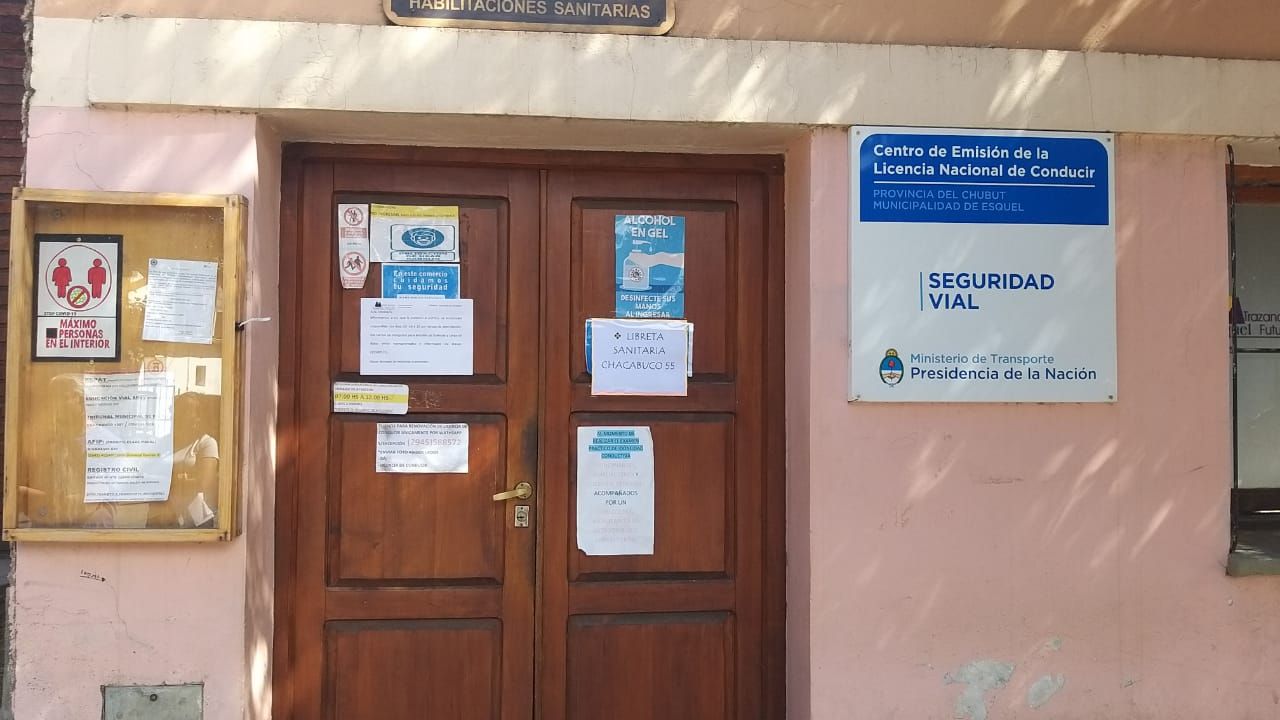 Por el cierre del área de licencias de conducir están reprogramando turnos