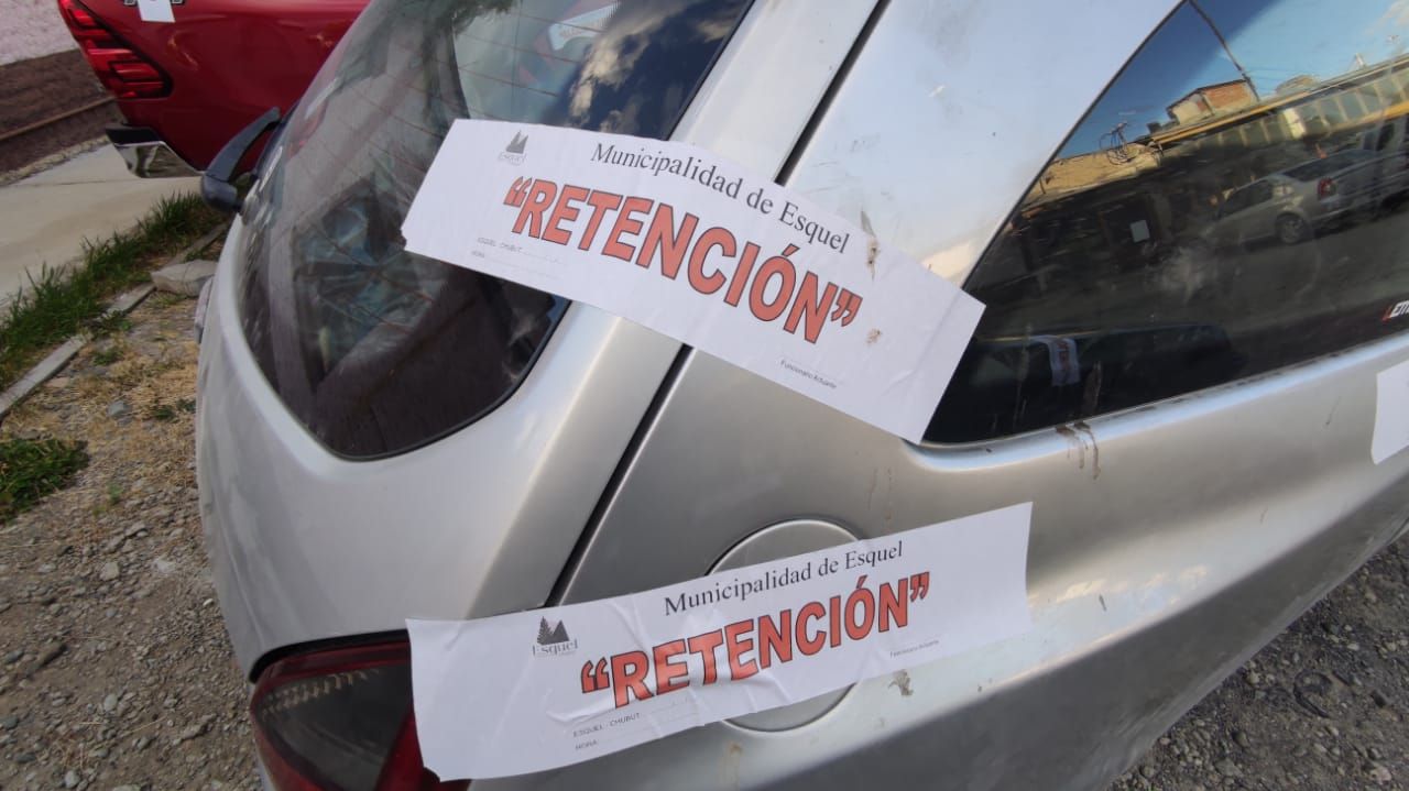 La Municipalidad de Esquel secuestró ocho vehículos en diferentes controles (Municipalidad de Esquel)