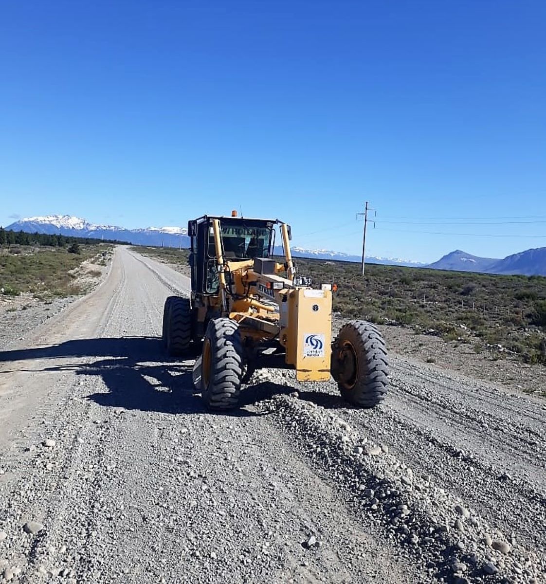 Iniciaron la obra de pavimentación del acceso a El Maitén