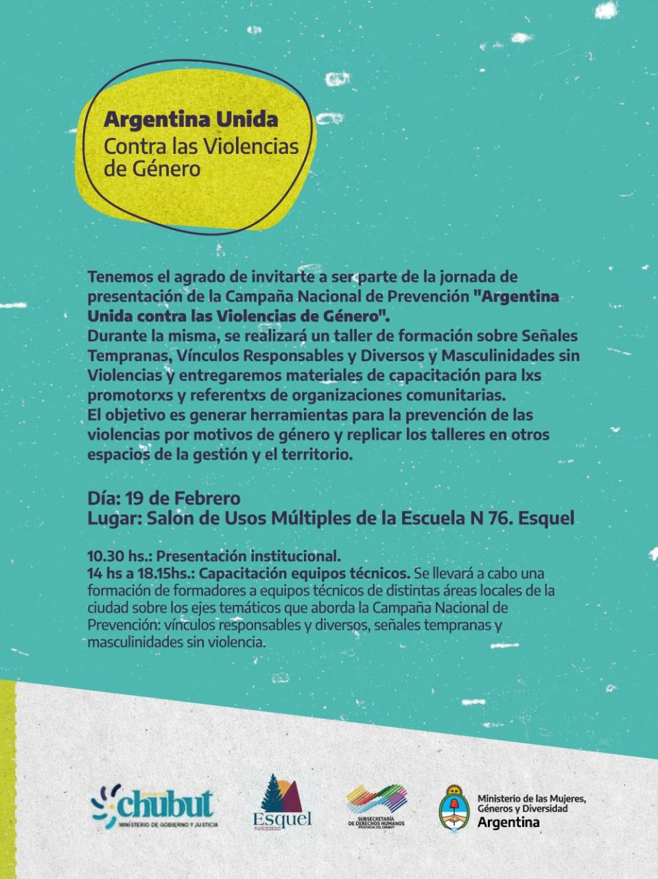Campaña de prevención contra la violencia de género