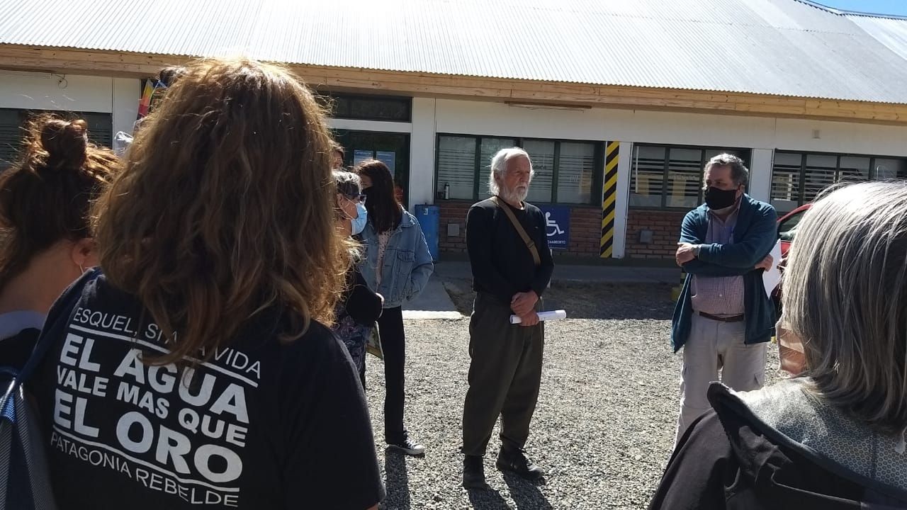 No a la Mina: presentan al Delegado Zonal el rechazo al debate de la UNPSJB por zonificación