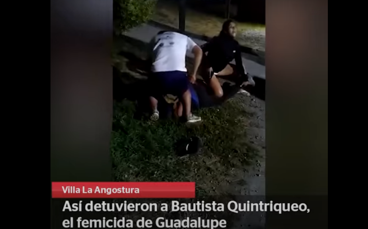Así detuvieron al autor del femicidio de Villa La Angostura (Diario Rio Negro)