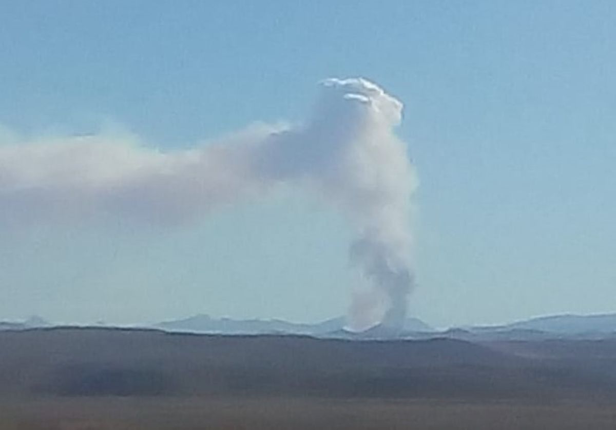 Incendio en la zona de la estancia Poncho Moro (EQS Notas)