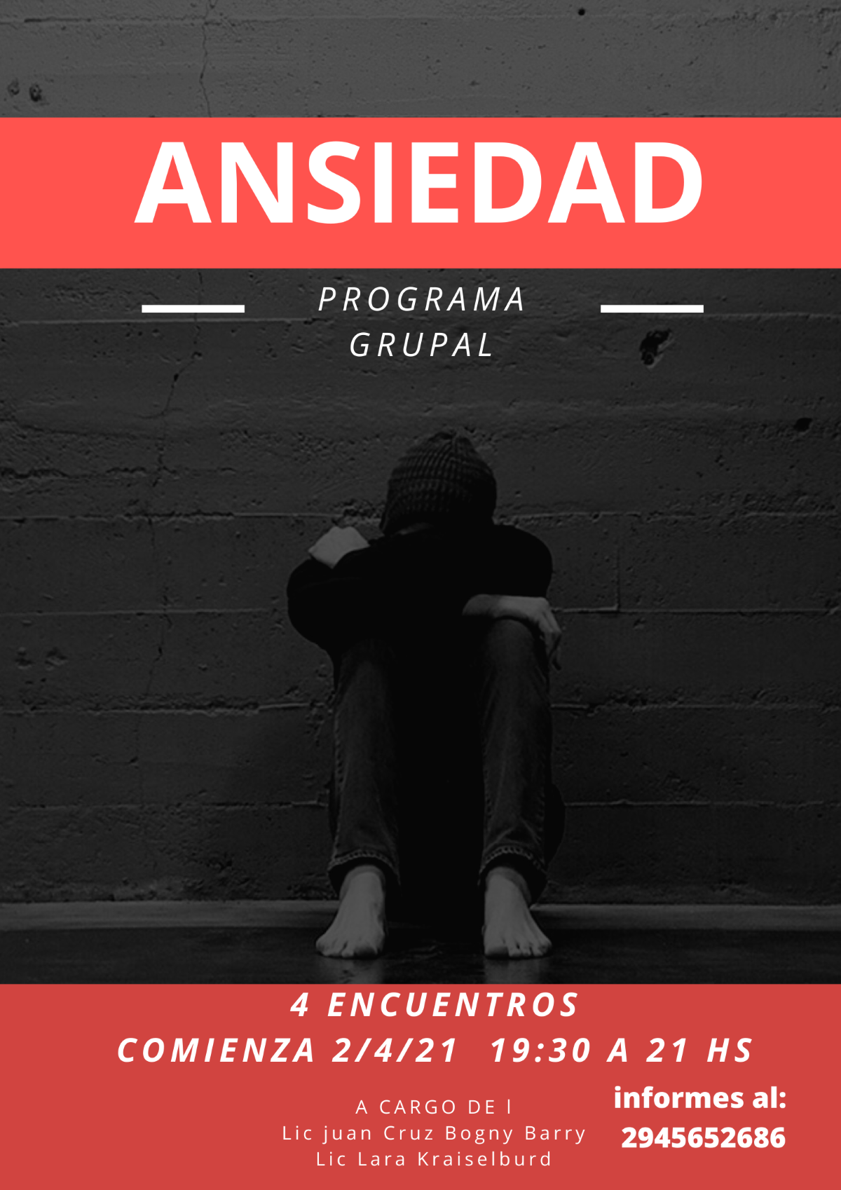 Ansiedad: proponen un Programa Psicoeducativo grupal para abordarla
