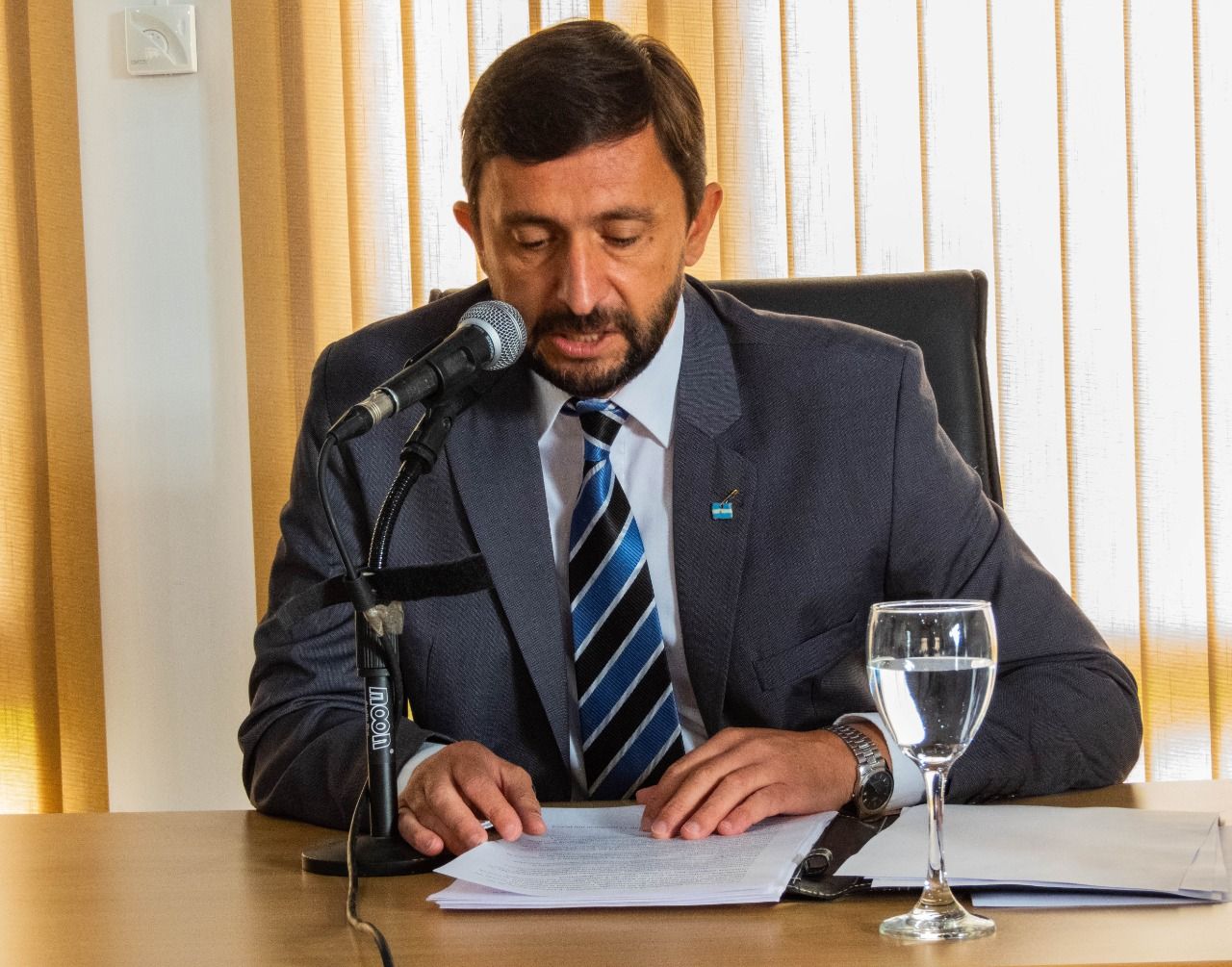 Trevelin: Ingram inauguró las sesiones, marcó proyectos y ratificó su No a la Mina