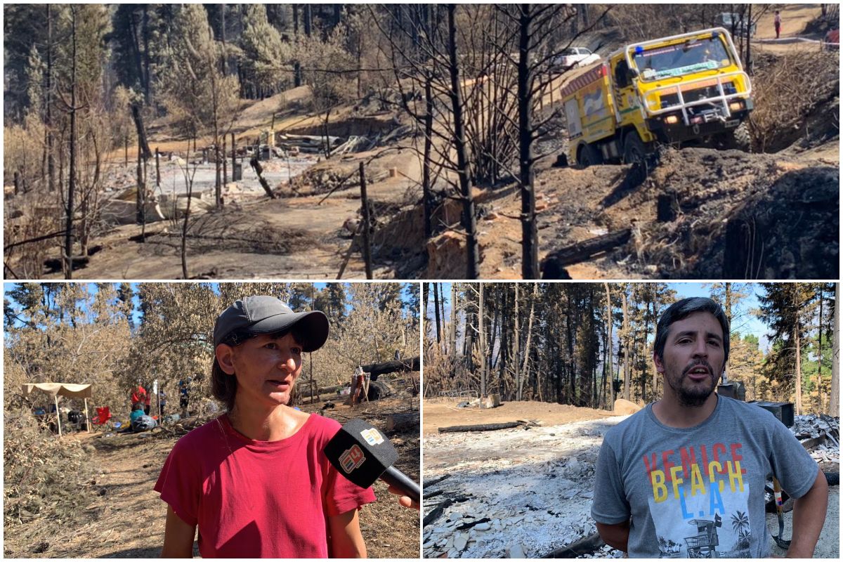 Los incendios dejaron historias de dolor y resiliencia en la Comarca