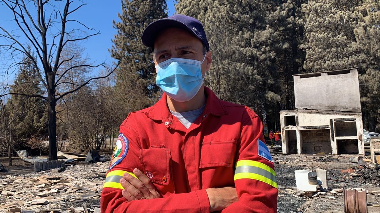 Cordillera: Sigue el amplio operativo de control en la zona de los incendios