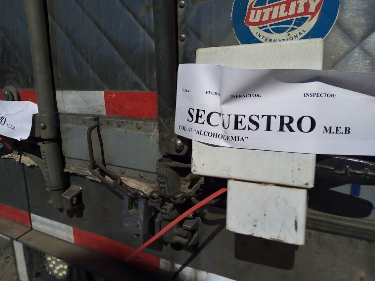 Secuestran tres camiones chilenos por alcoholemias positivas (InfoChucao (El Bolsón))