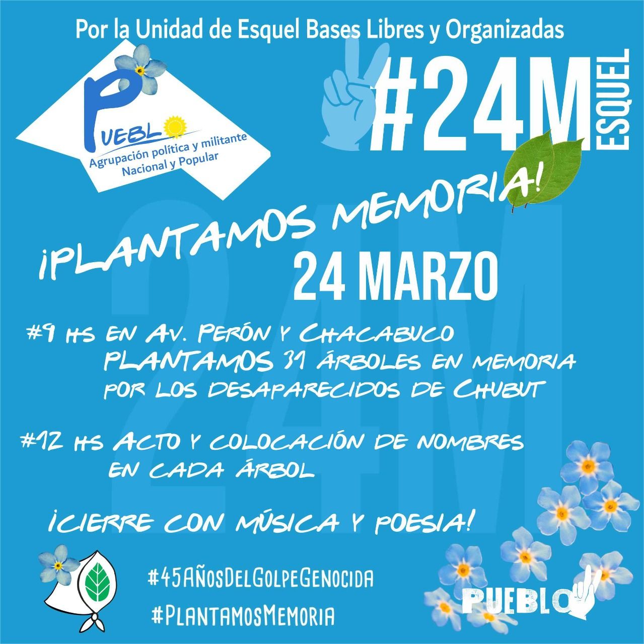 Día Nacional de la Memoria: ¿Qué actividades hay hoy en Esquel?