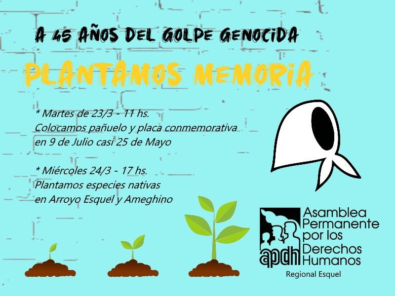 Día Nacional de la Memoria: ¿Qué actividades hay hoy en Esquel?
