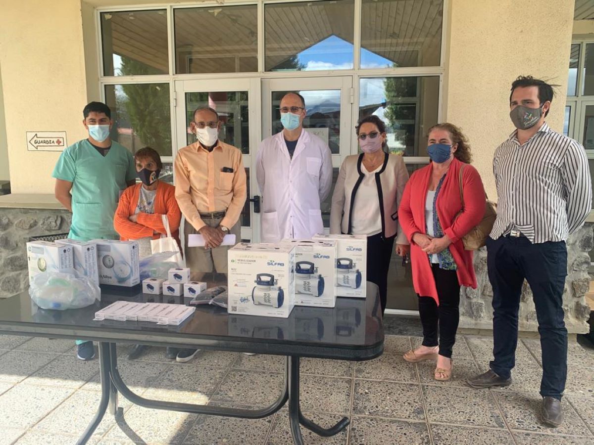 FEGHRA realizó una donación de elementos al Hospital de Trevelin