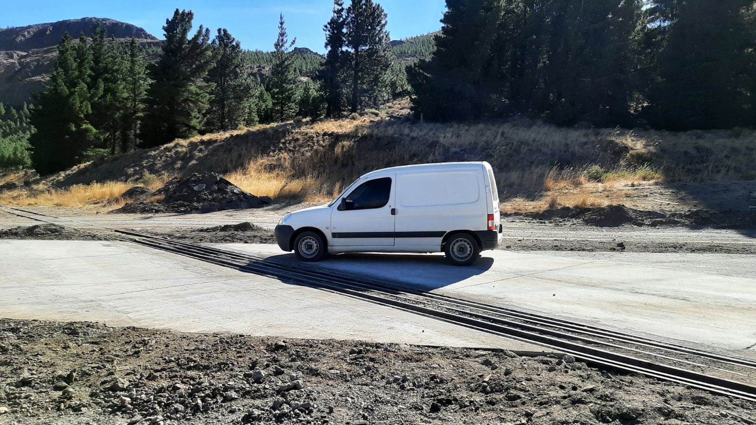 Habilitaron el paso a nivel de La Trochita en la Ruta 259 (Vialidad Nacional)