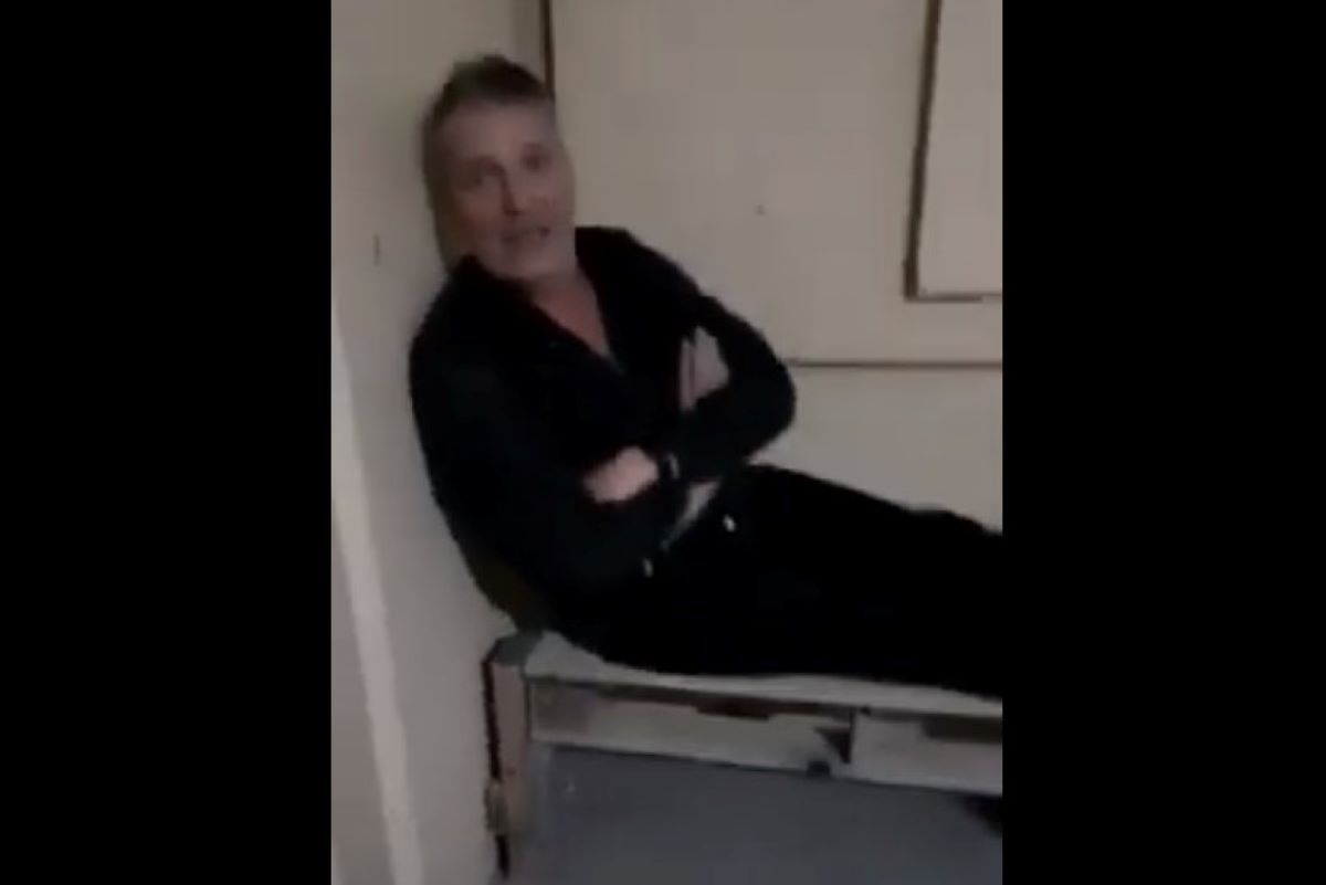 Javier Alvaredo en la comisaría