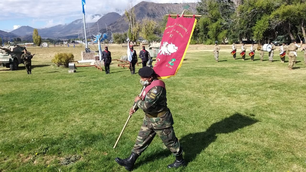 El Regimiento de Esquel homenajeó a Miguel Vilte