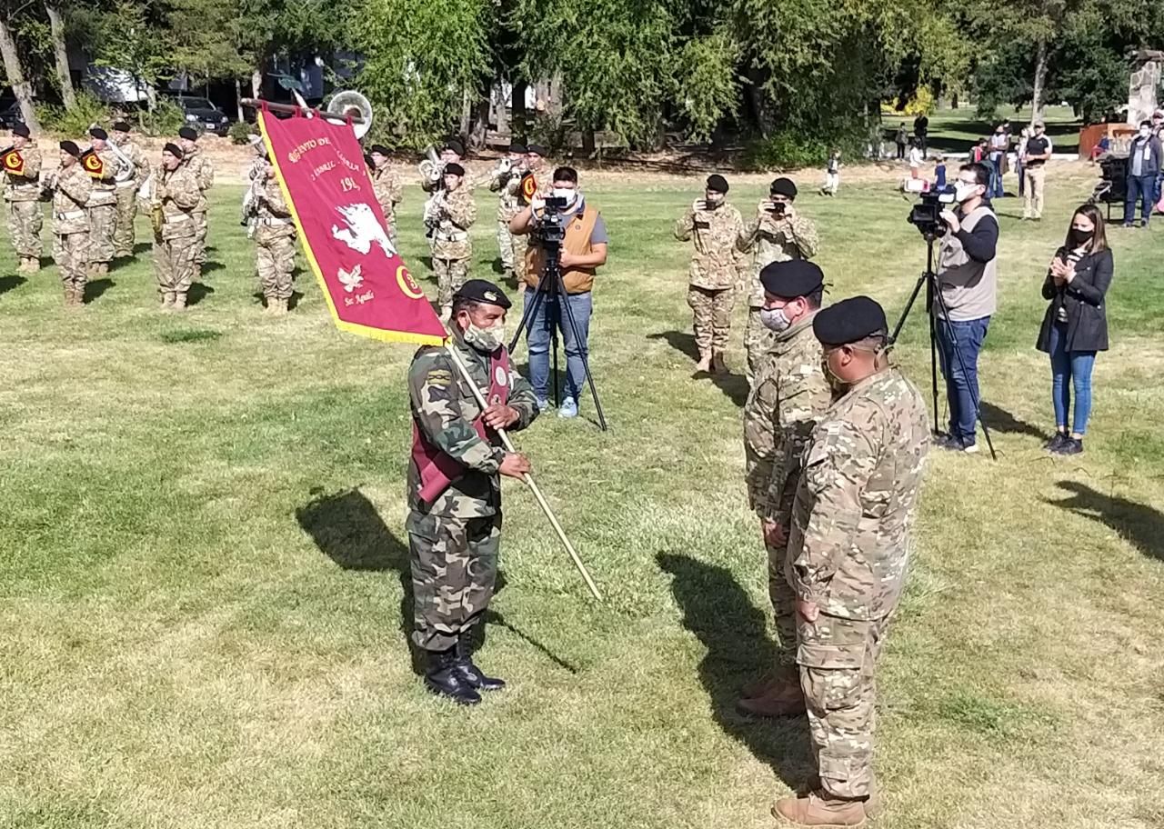 El Regimiento de Esquel homenajeó a veteranos de Malvinas
