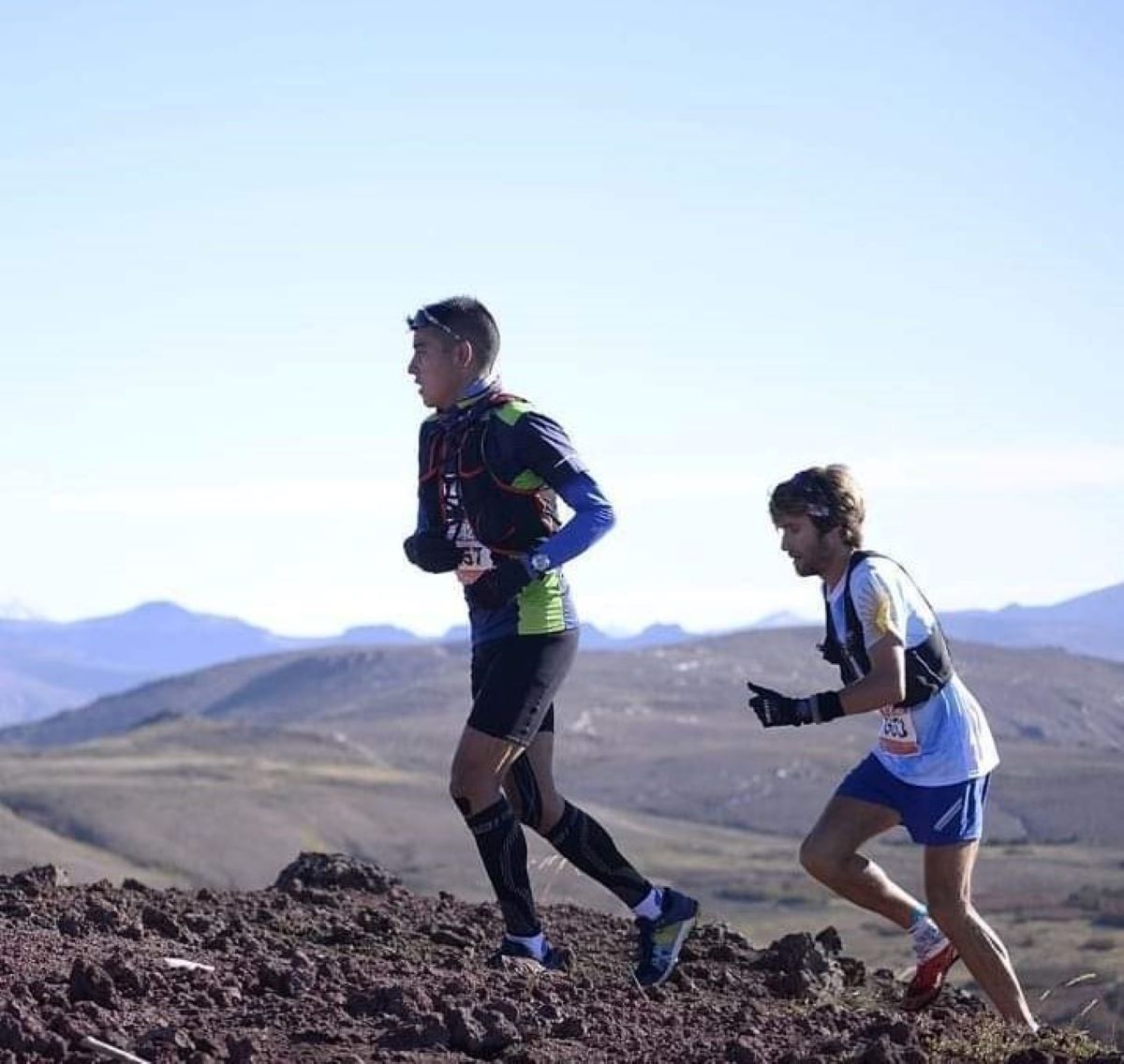 Gran actuación de Hugo Rodriguez en Patagonia Run