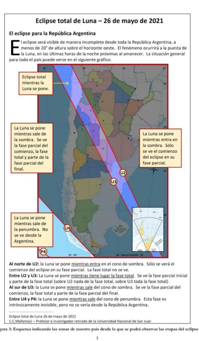 Eclipse total de luna ¿Cómo y dónde podés verlo en Patagonia?