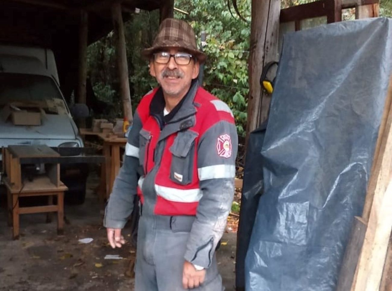 Ayudó a víctimas de los incendios en la Comarca y ahora necesita volver a su hogar (Bomberos Voluntarios Lago Puelo)