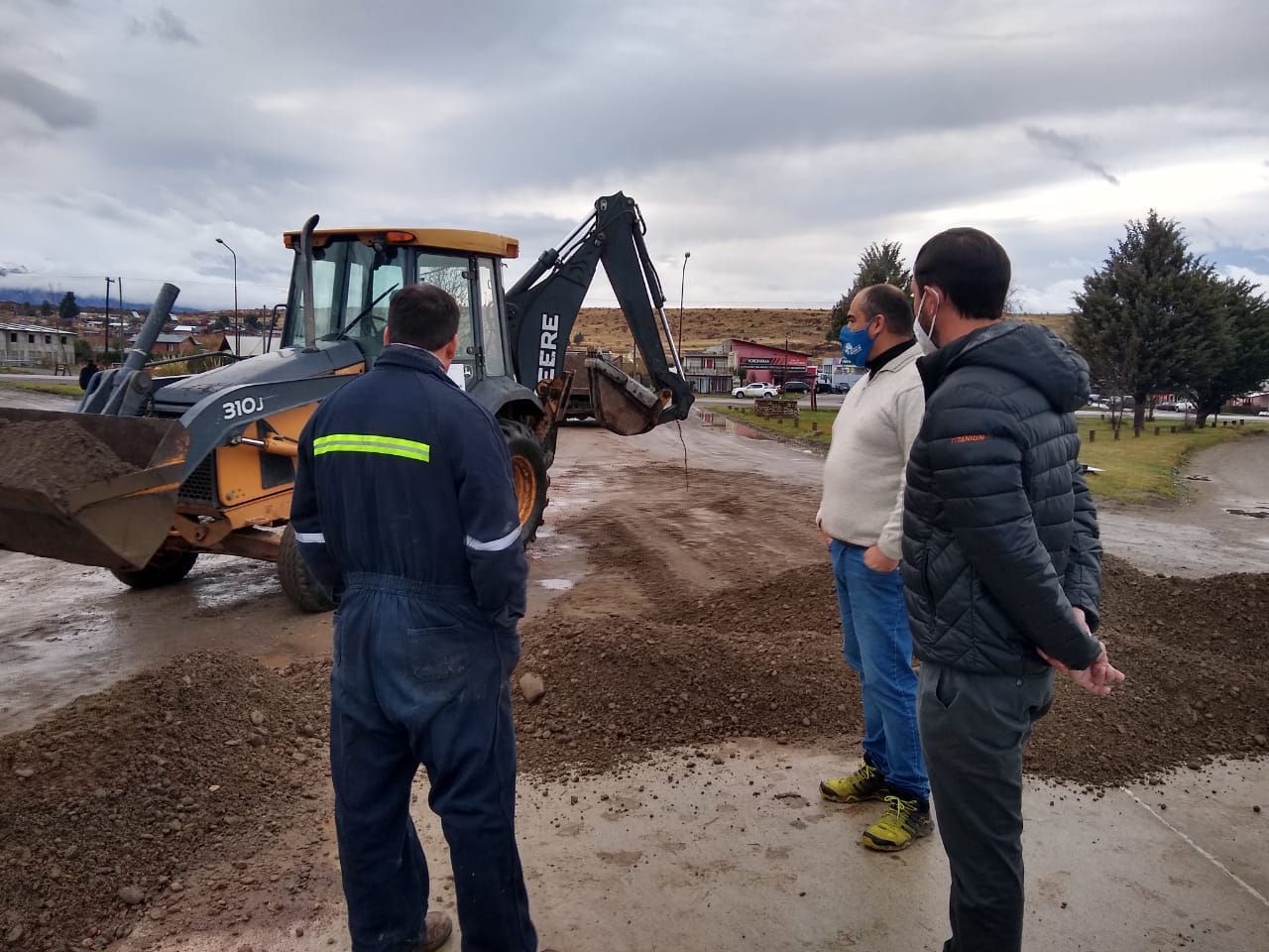 Trevelin: continúa la obra de empalme de las rutas 71 y 259