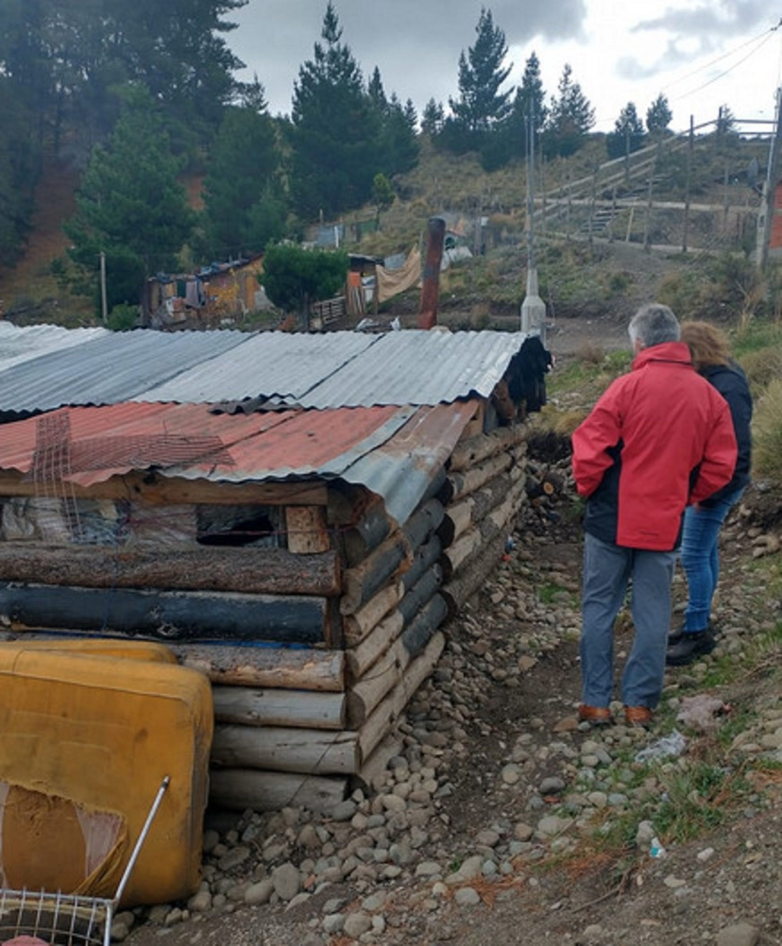 Obras Públicas municipal interviene en las viviendas impactadas por la lluvia