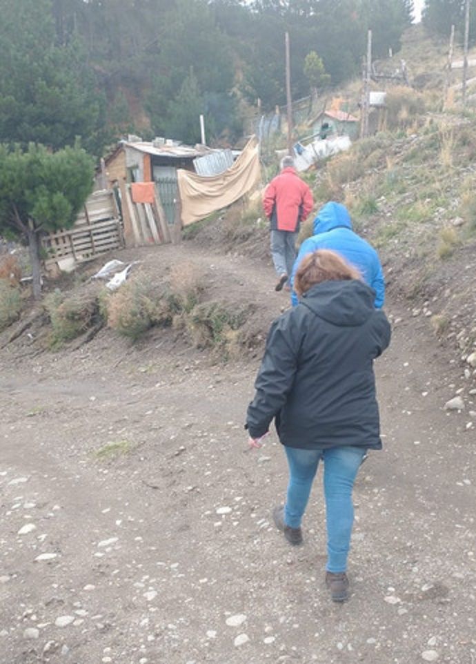 Obras Públicas municipal interviene en las viviendas impactadas por la lluvia