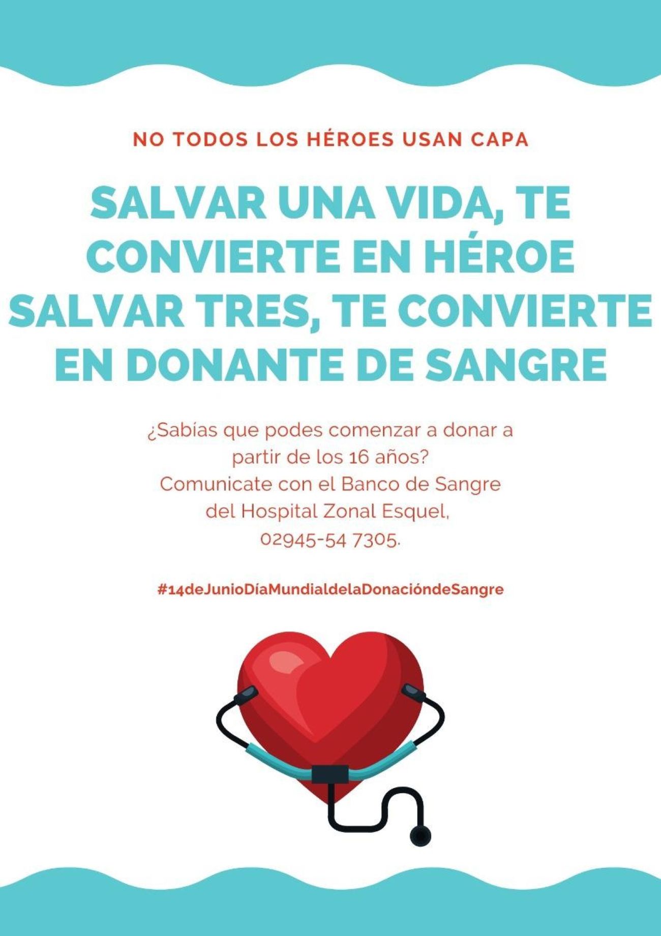 El trabajo de alumnos de 5º año del Salesiano por la donación de Sangre (Colegio Salesiano)