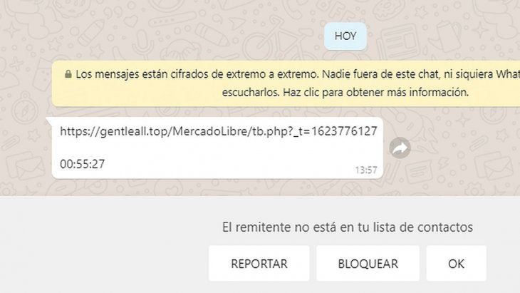 Atención! El sorteo de Mercado Libre que circula por WhatsApp es falso
