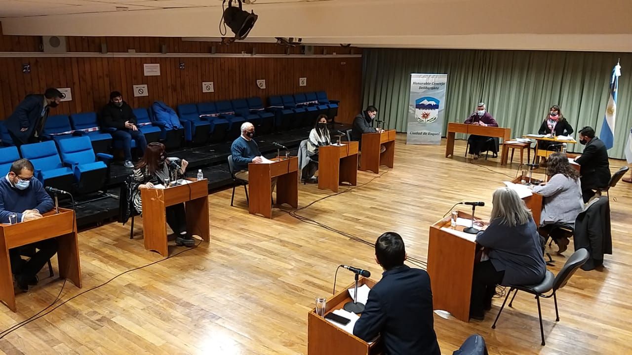 Sesión del Concejo Deliberante de Esquel