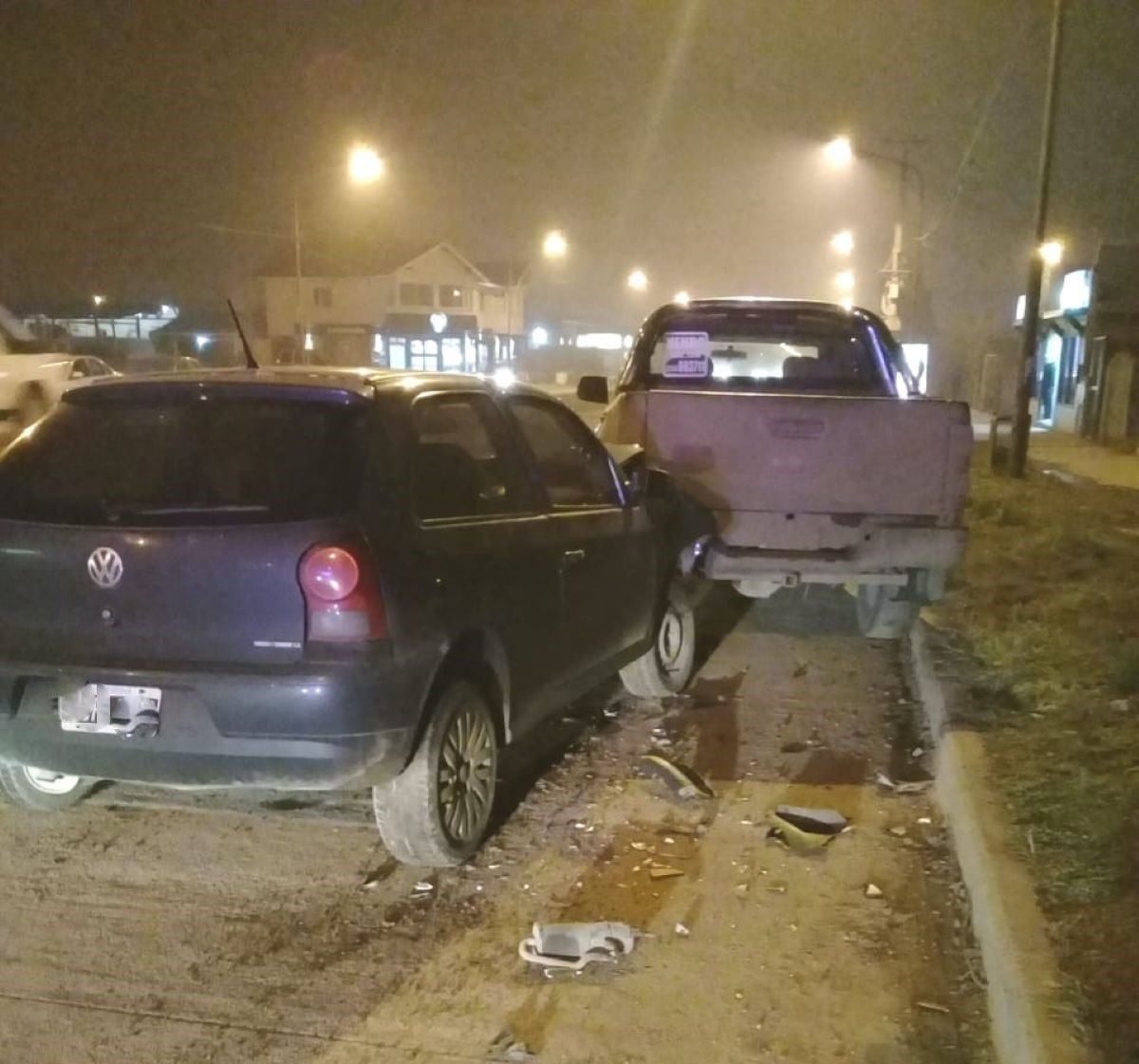 Fuerte choque en Trevelin sin lesionados