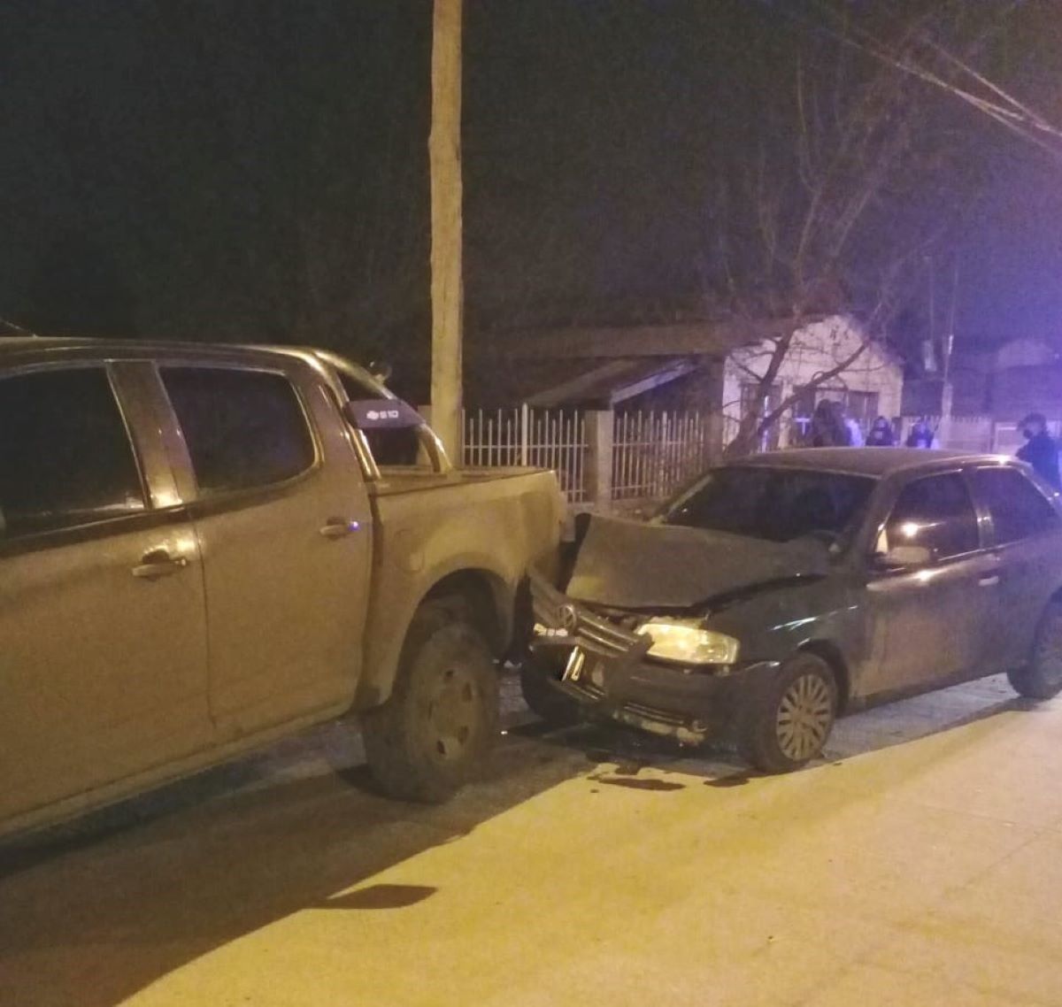 Fuerte choque en Trevelin sin lesionados