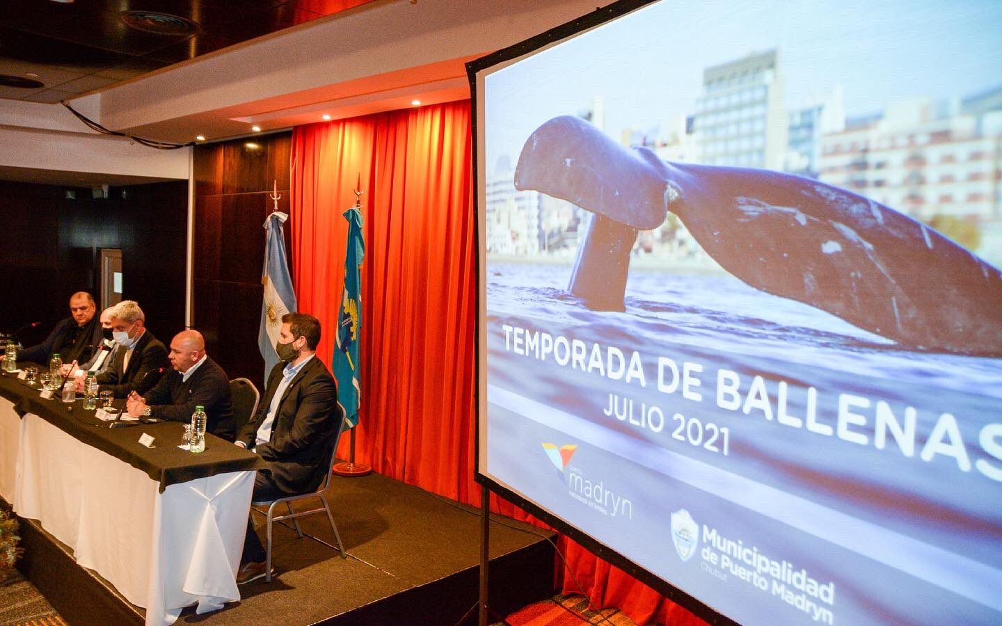 Quedó inaugurada la Temporada de Ballenas 2021 en Chubut (Municipalidad de Puerto Madryn)