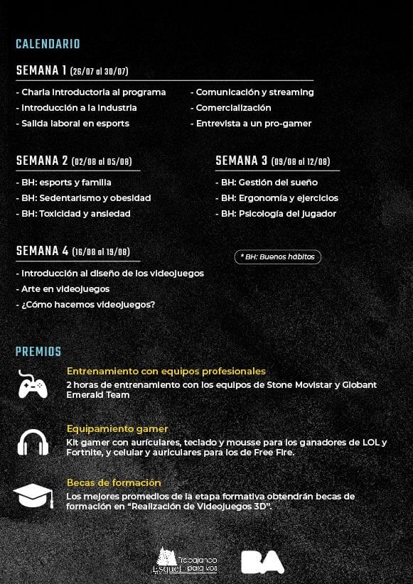 Invitan a jóvenes a participar del Programa Academia de Videojuegos