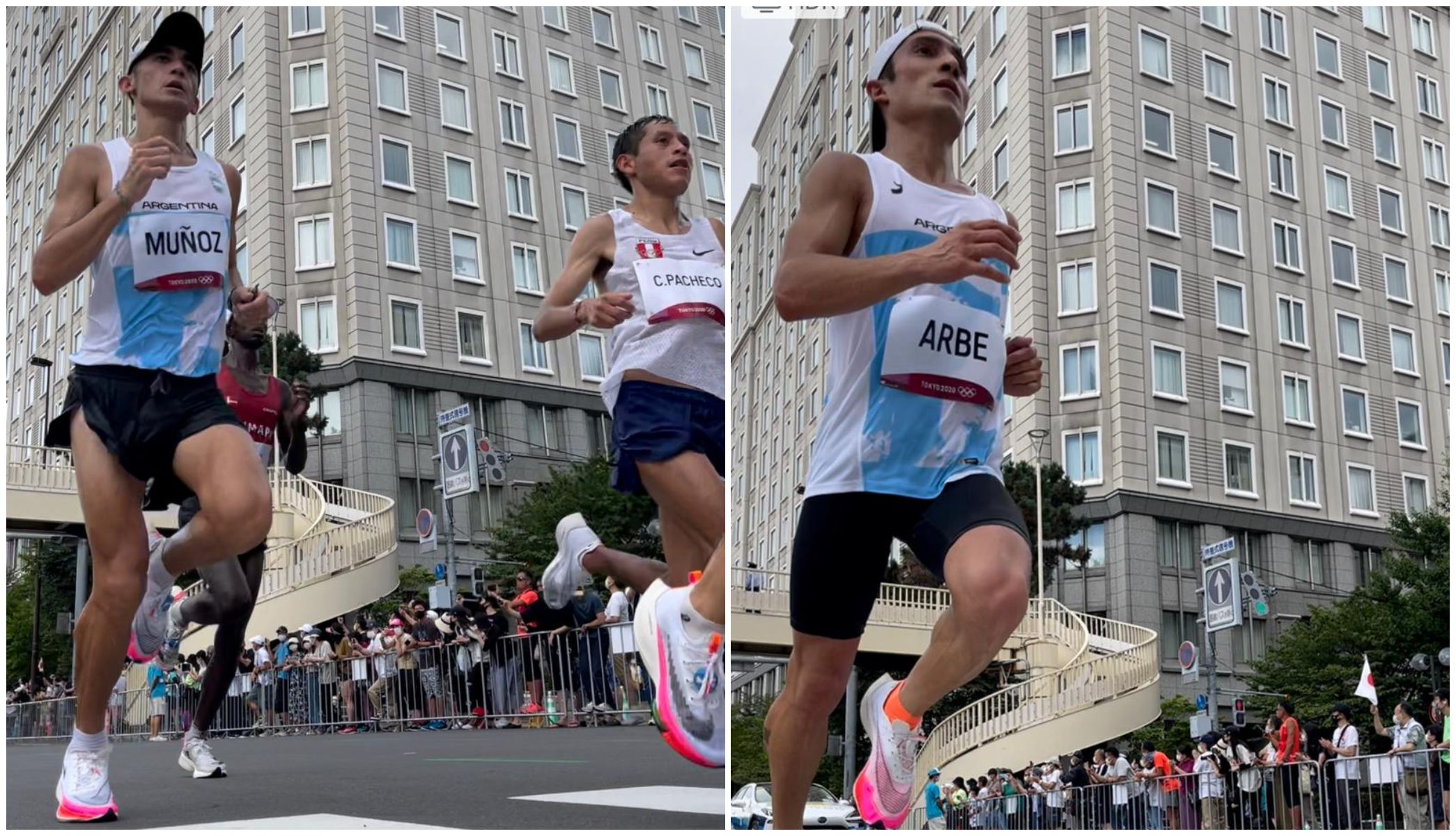 Excelente carrera de los argentinos Muñoz y Arbe en los Olímpicos