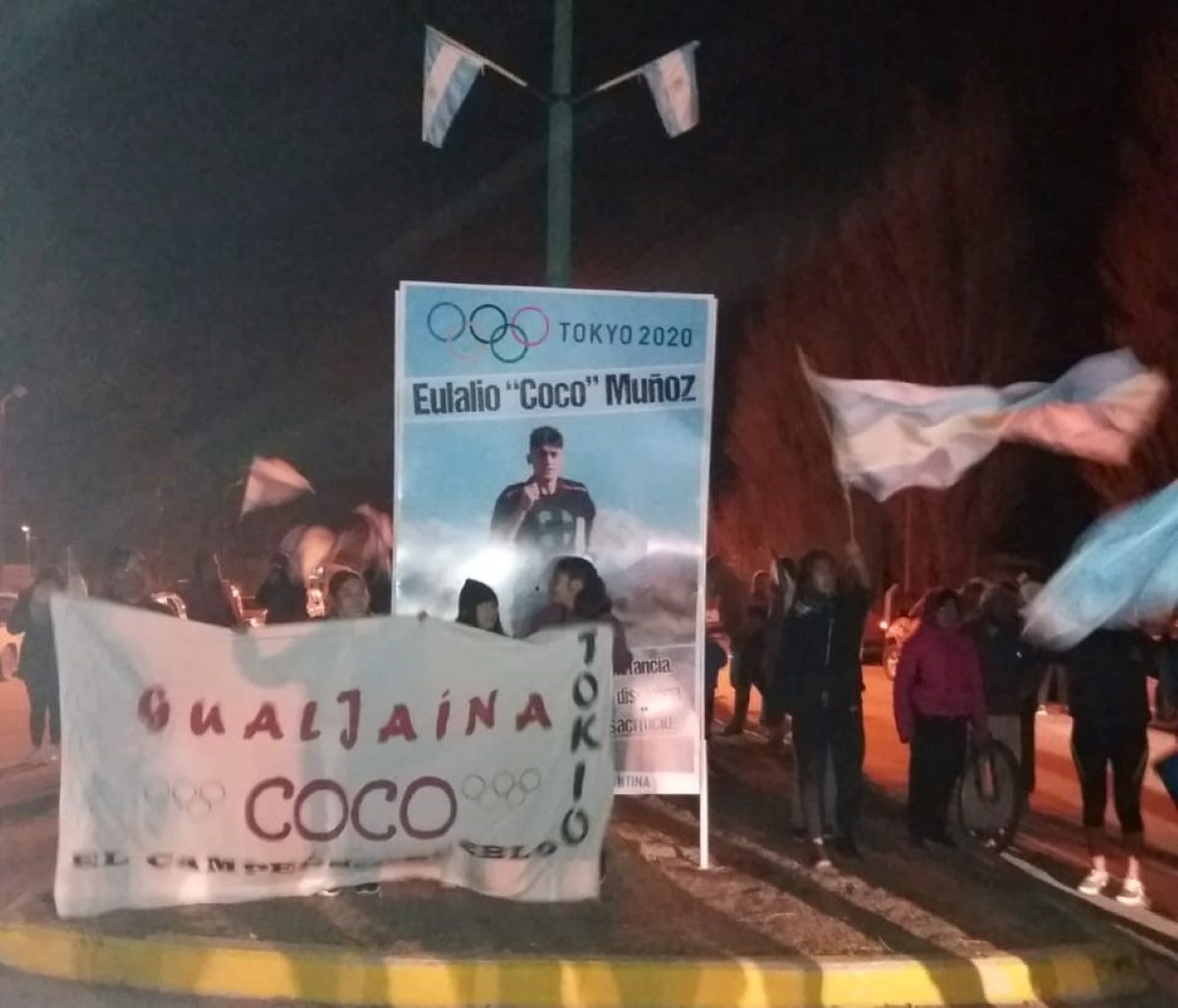¡El vecino es olímpico!! Gualjaina festejó la gran actuación de Coco Muñoz
