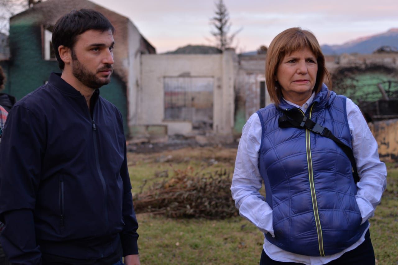 Bullrich respaldó a "Nacho" Torres por su postura en contra de las usurpaciones en la Cordillera