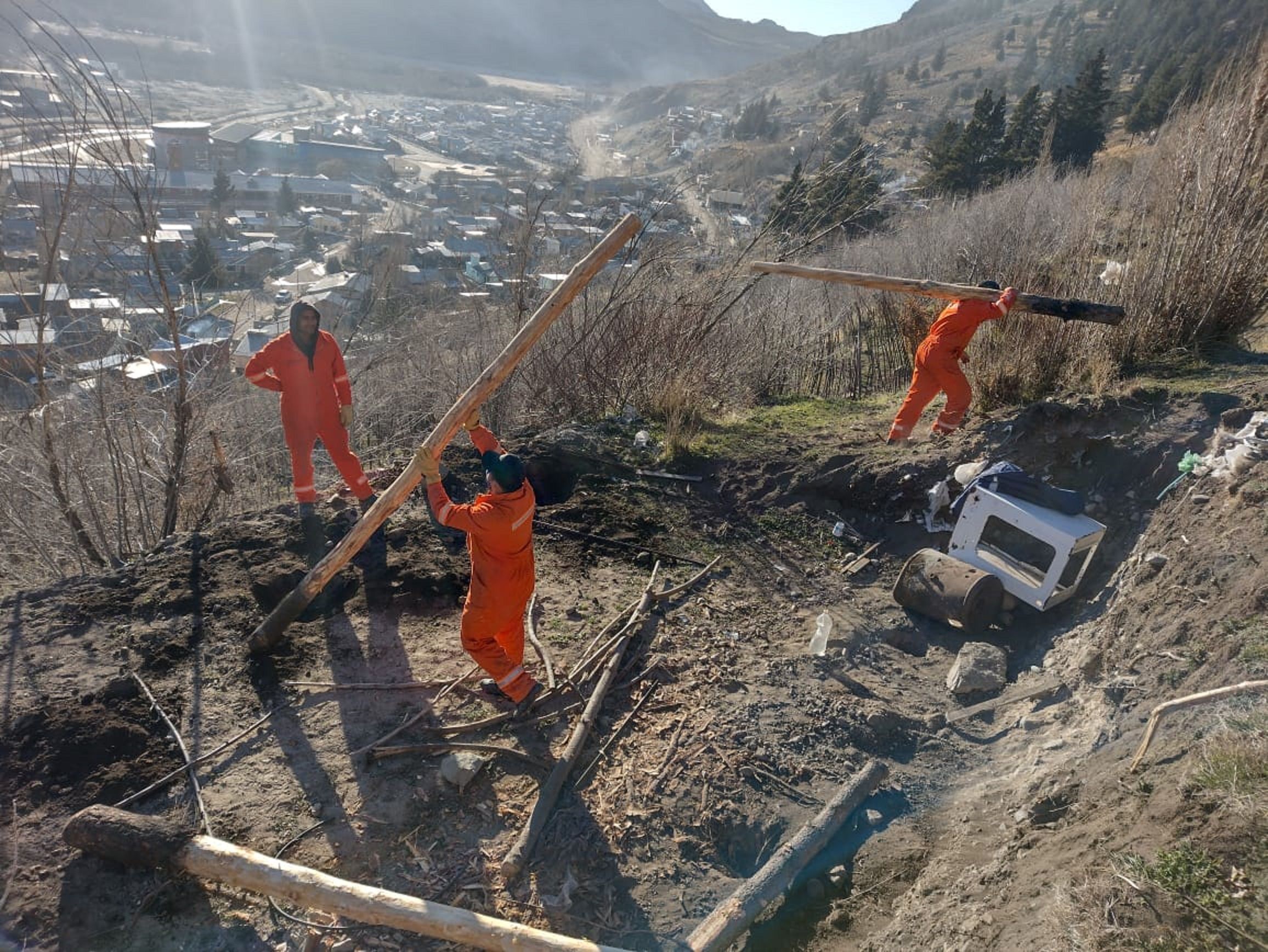 Funcionarios municipales desactivaron un intento de ocupación en el Badén I