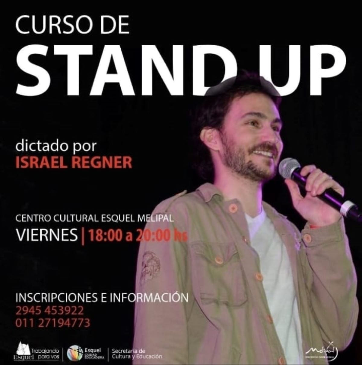 Nuevo curso de Stand Up a cargo de Israel Regner.