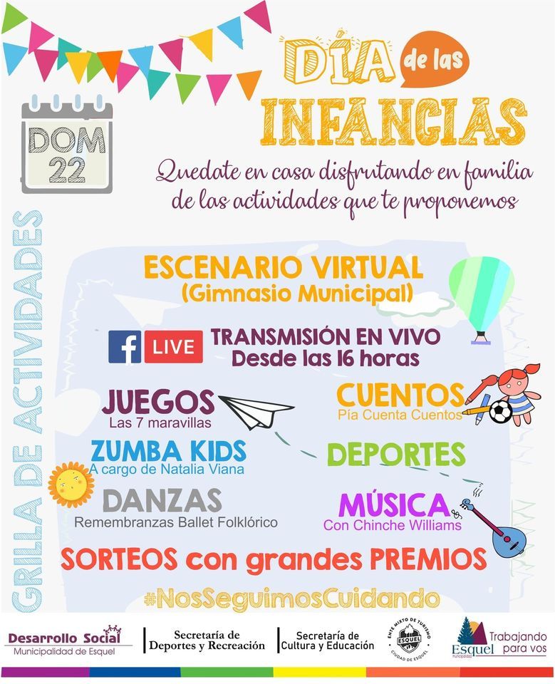 Las actividades comienzan a las 16 horas.