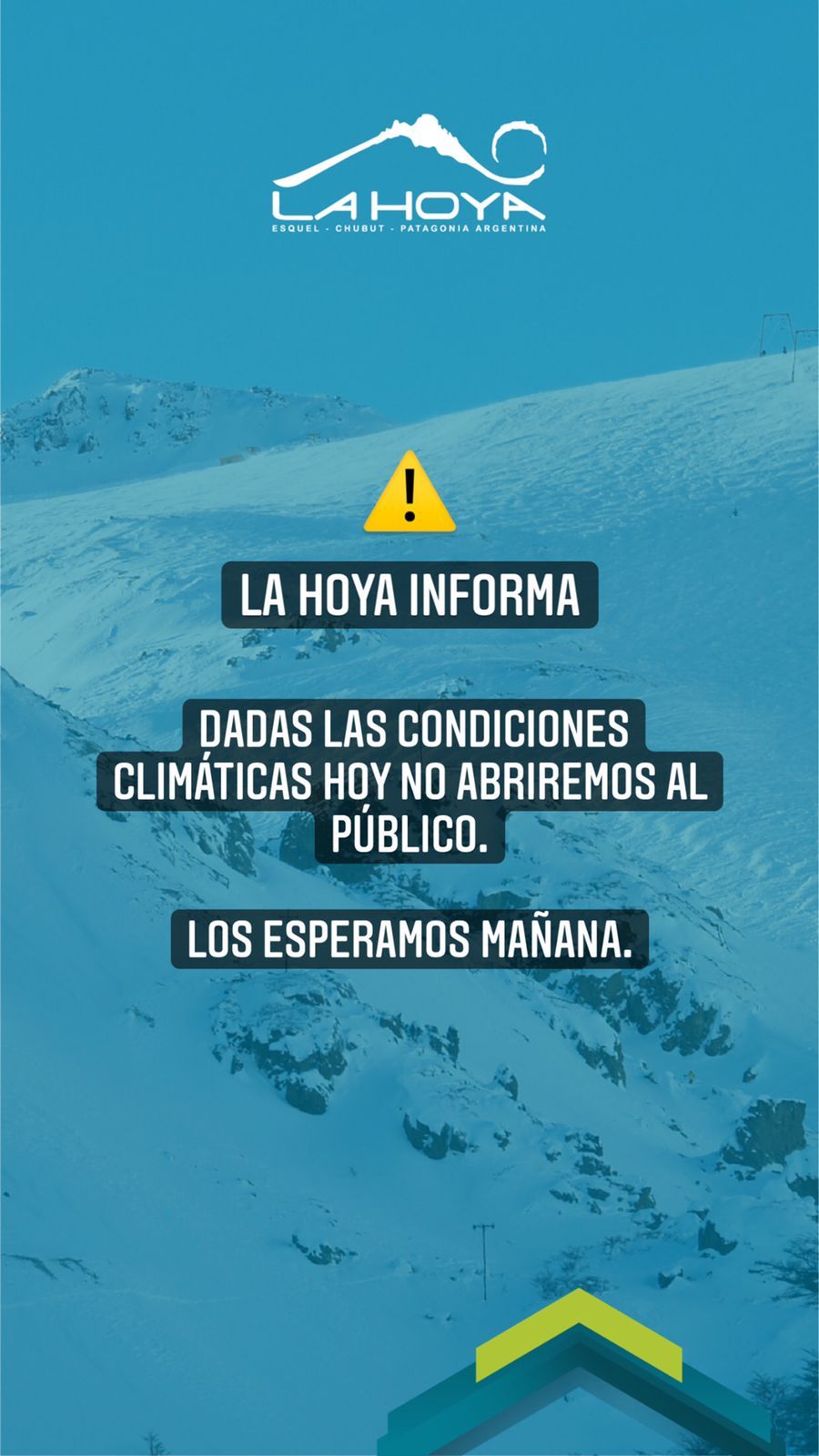 La Hoya no abre este sábado por las condiciones climáticas